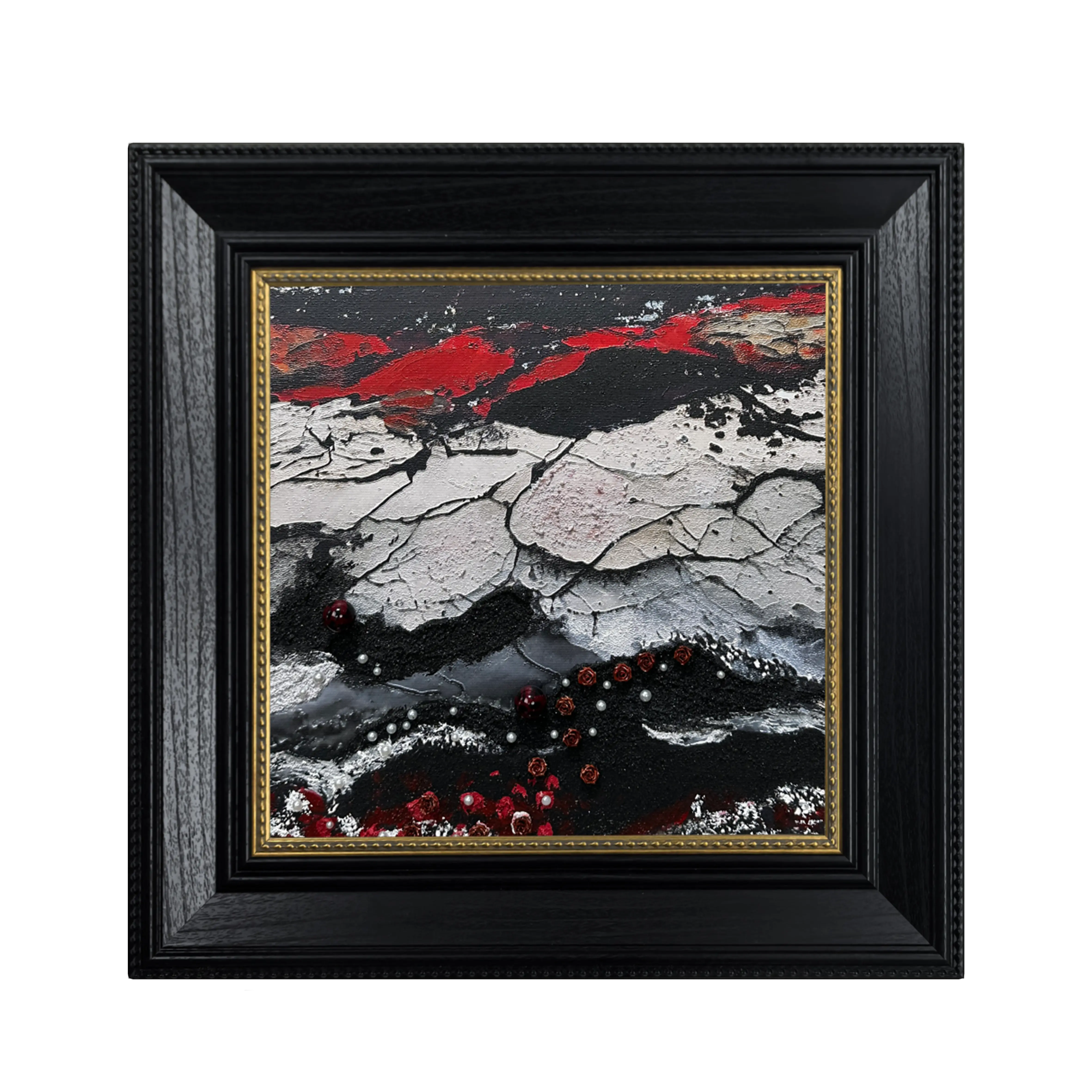 Pearl Textured Abstract Wall Art #CL033