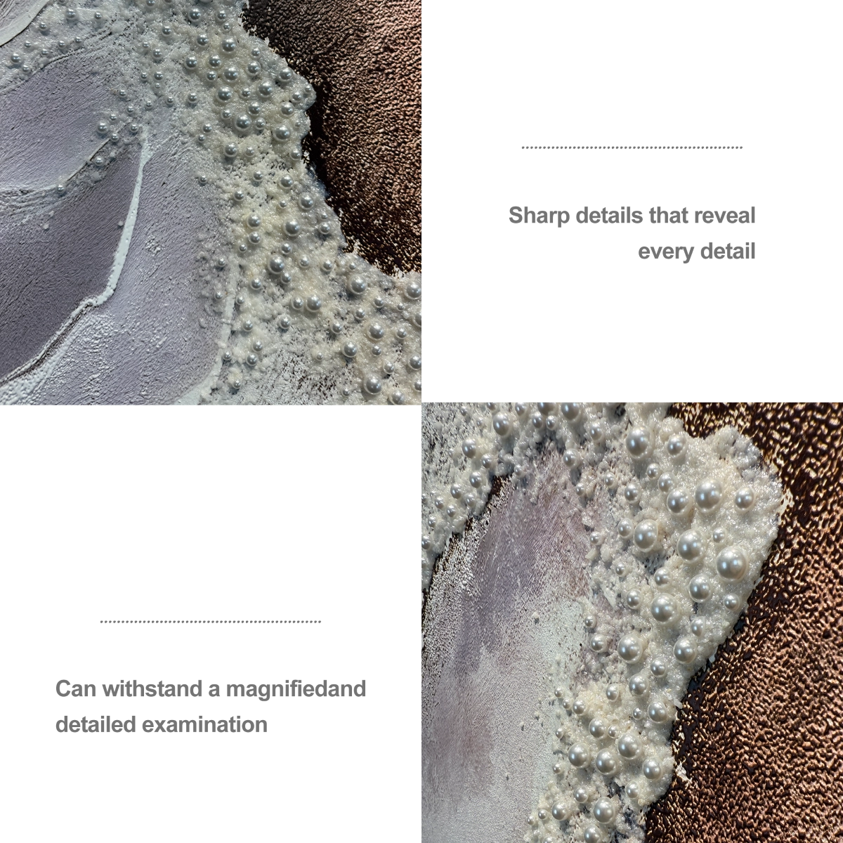 Artstellary textured coastal wall art detail with pearl inlay and layered craftsmanship.