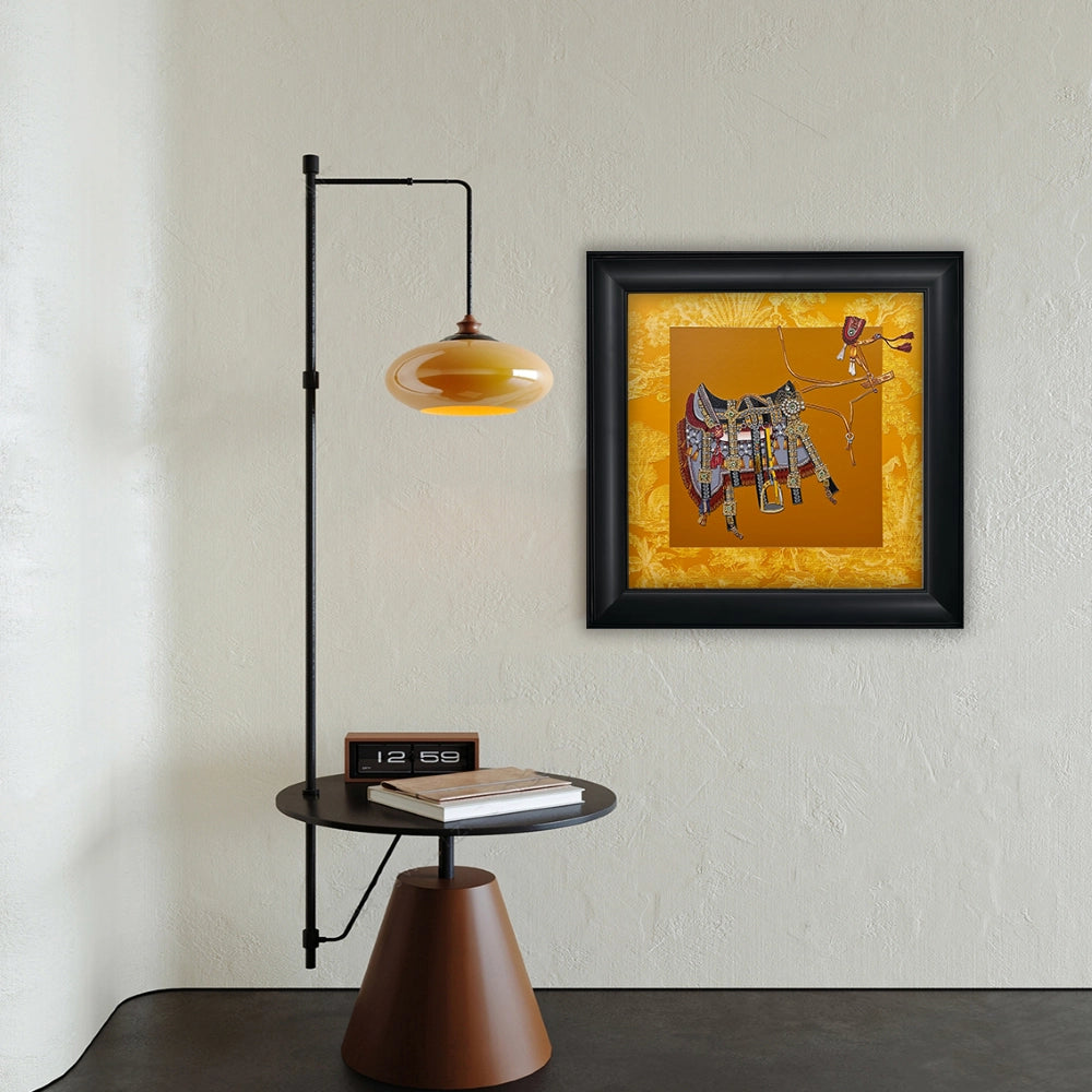 Luxury wall art featuring pearl and diamond embellishments, perfect for elegant home décor.