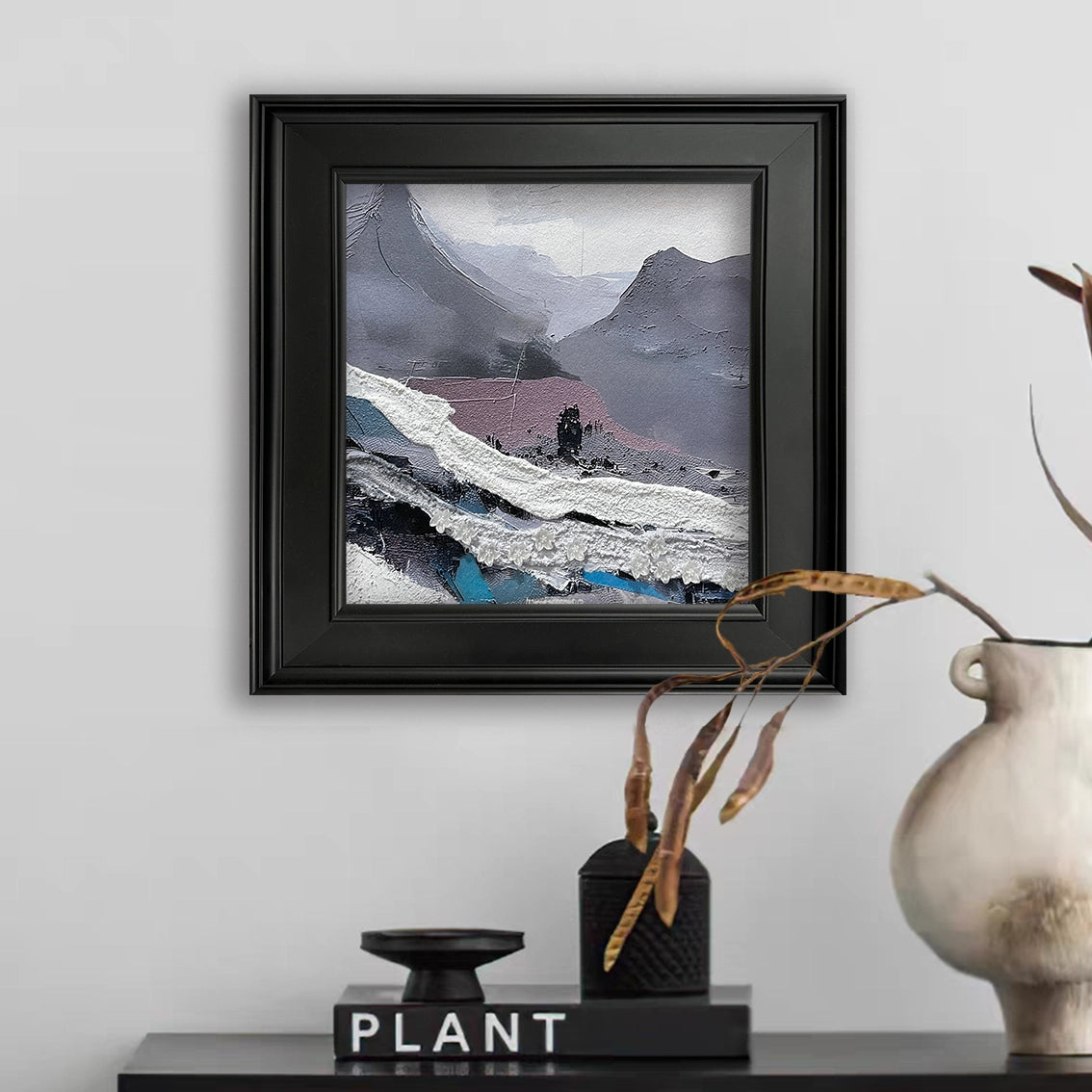 Textured floral relief wall art with sculpted details, adding modern elegance to living room decor.