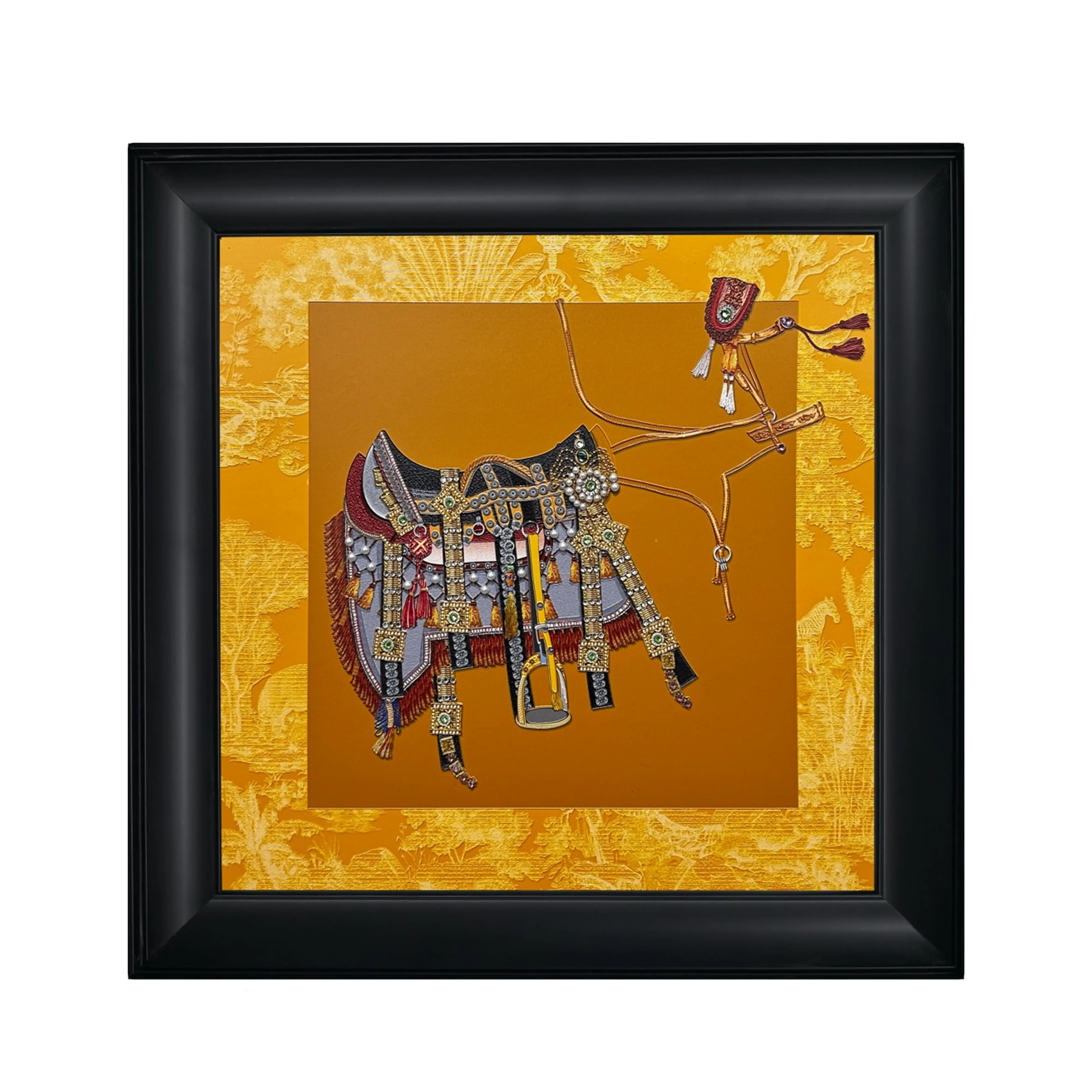 Pearl Diamond Textured Wall Art #CL029